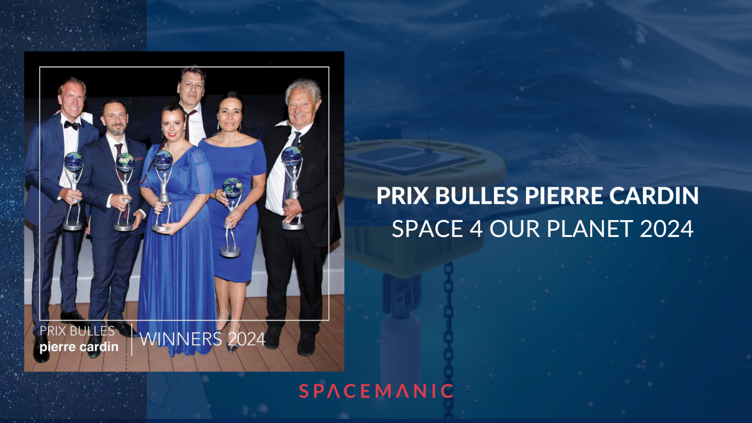 Spacemanic wins Prix Bulles Pierre Cardin